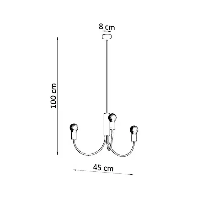 Luster Piccolo 5 A-0855 čierna