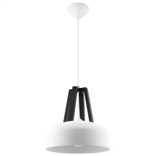 Luster Casco A-0387 biely/čierna