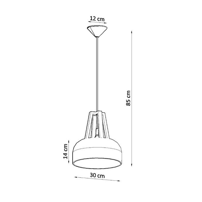 Luster Casco A-0387 biely/čierna,4