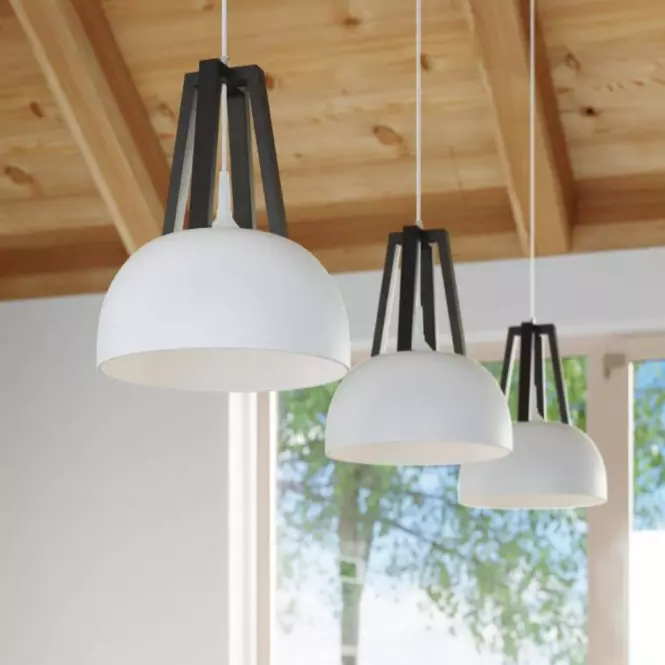 Luster Casco A-0387 biely/čierna,7
