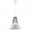 Luster Casco A-0388 biely/prírodné drevo,2