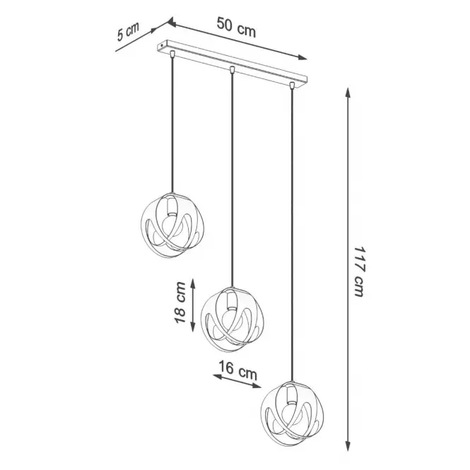Luster Tulos 3L A-1085 biely,4