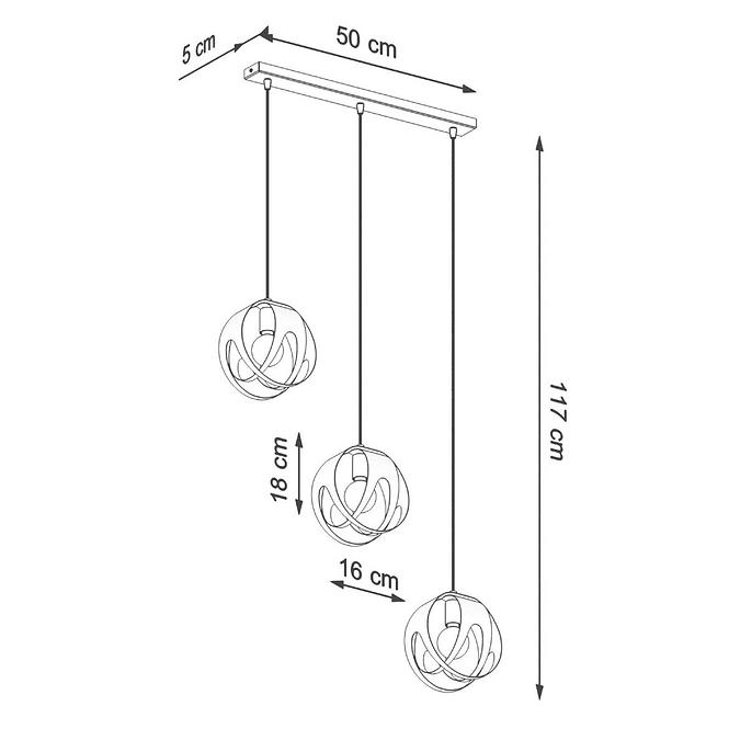 Luster Tulos 3L A-1085 biely,4
