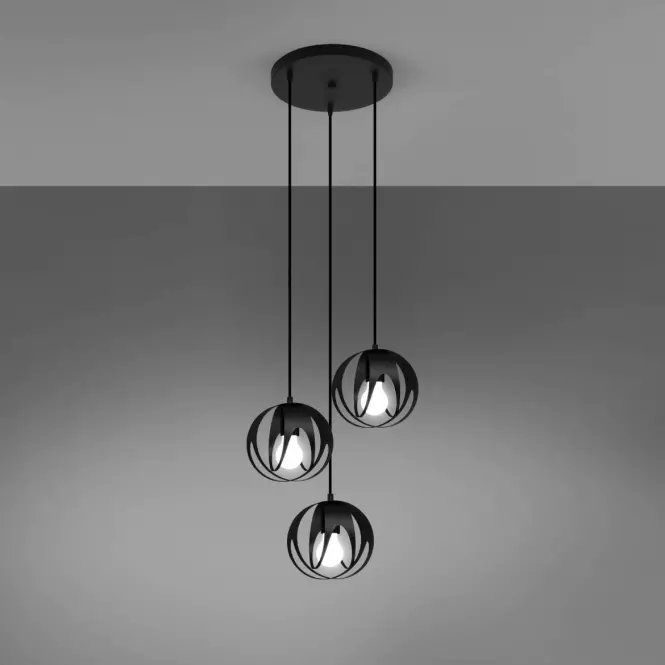 Luster Tulos 3P A-1088 čierna