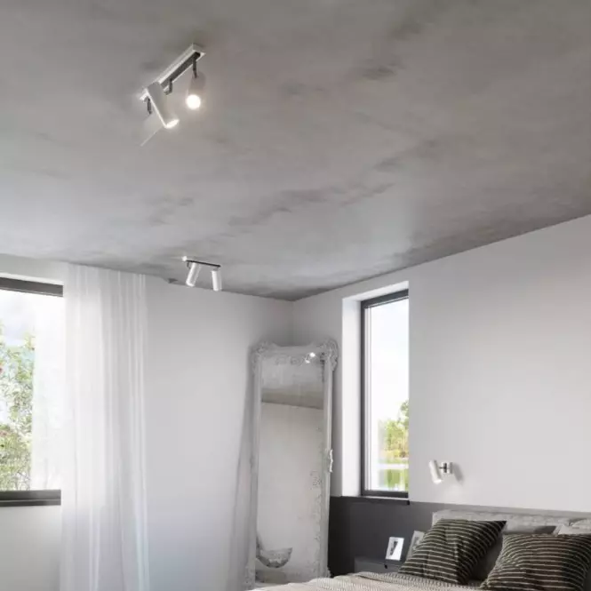 Nástenná lampa  Indiana 1 A-0495 biely,5