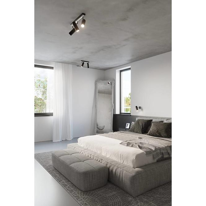 Nástenná lampa Indiana 1 A-0499 čierna