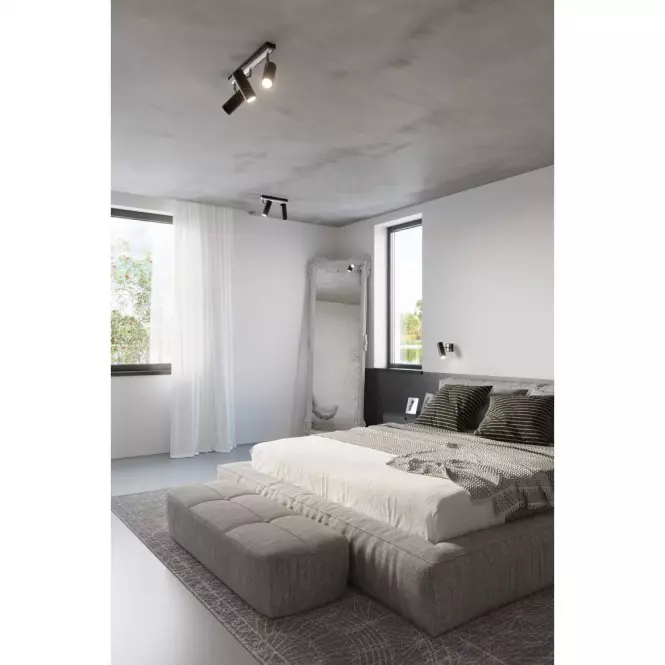 Nástenná lampa Indiana 1 A-0499 čierna,6