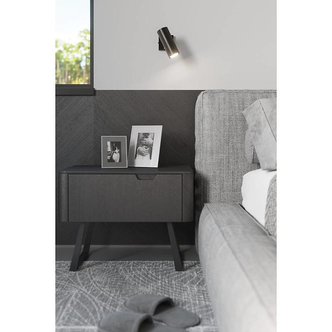Nástenná lampa Indiana 1 A-0499 čierna