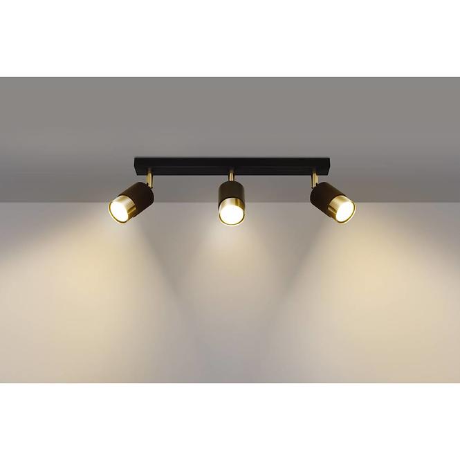 Luster Nero 3 A-1071 čierna/zlatá,2