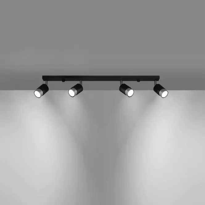 Luster Nero 4 A-1067  čierna/chróm