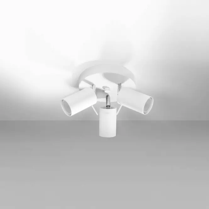 Stropná lampa Oregon 3P A-1015 biely