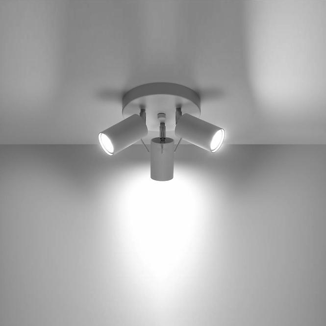 Stropná lampa Oregon 3P A-1015 biely