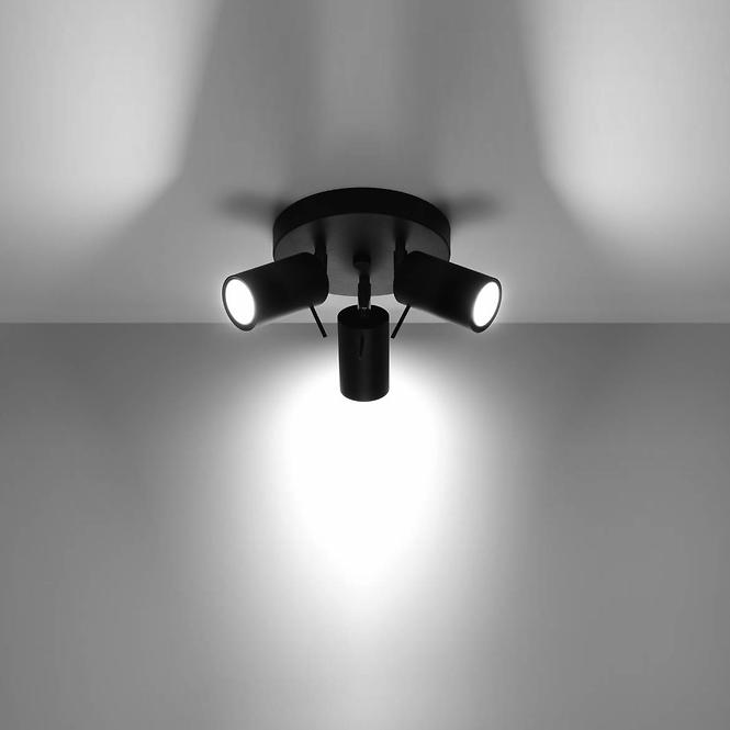 Stropná lampa Oregon 3P A-1016  čierna