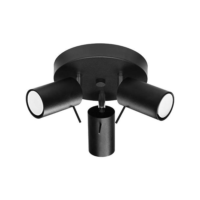 Stropná lampa Oregon 3P A-1016  čierna