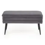 Taburetka Velva šedá/čierna