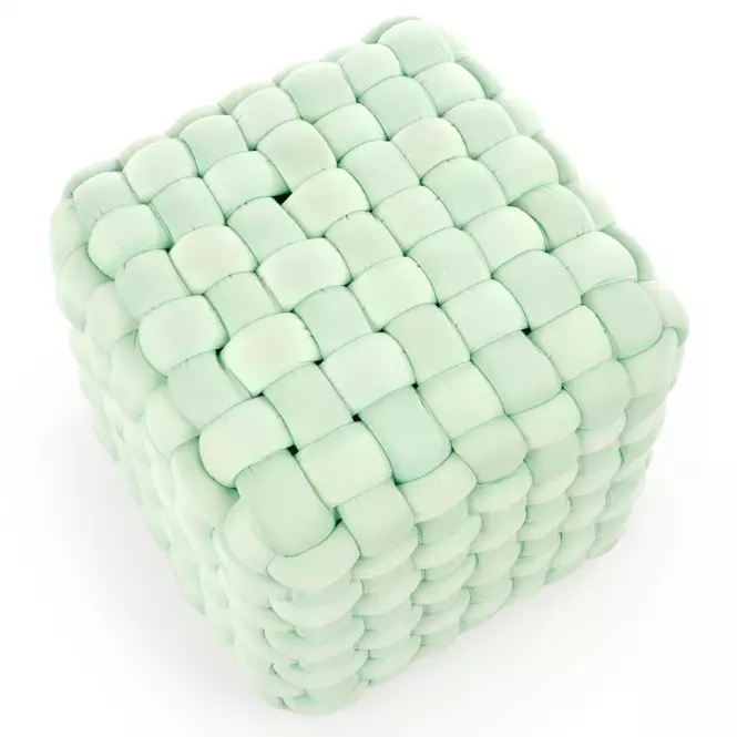 Taburetka Rubik zelená