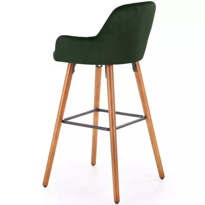 Barová Stolička H-93 Tmavozelený,4