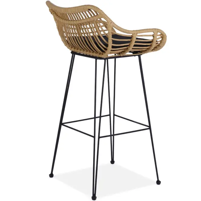 Barová Stolička H-105 prírodná/čierna