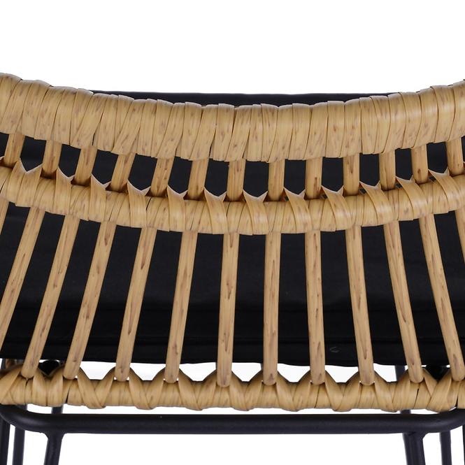 Barová Stolička H-105 Prirodzené/Čierna,11