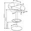 Barová Stolička H-15 Popolavý,3