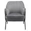 Kreslo Bob Dark Grey Velvet 13,2