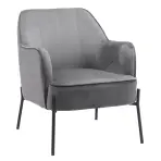 Kreslo Bob Dark Grey Velvet 13