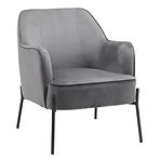 Kreslo Bob Dark Grey Velvet 13