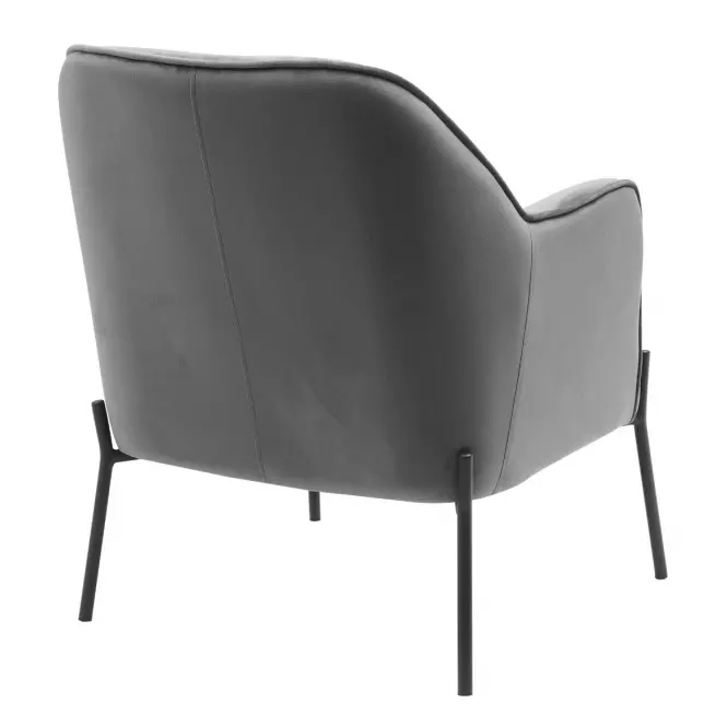 Kreslo Bob Dark Grey Velvet 13