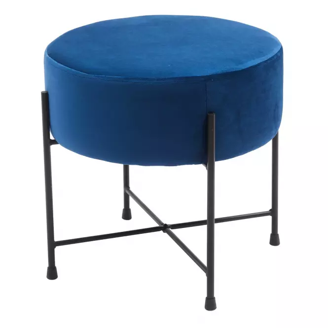 Taburetka Bob Blue Velvet 16