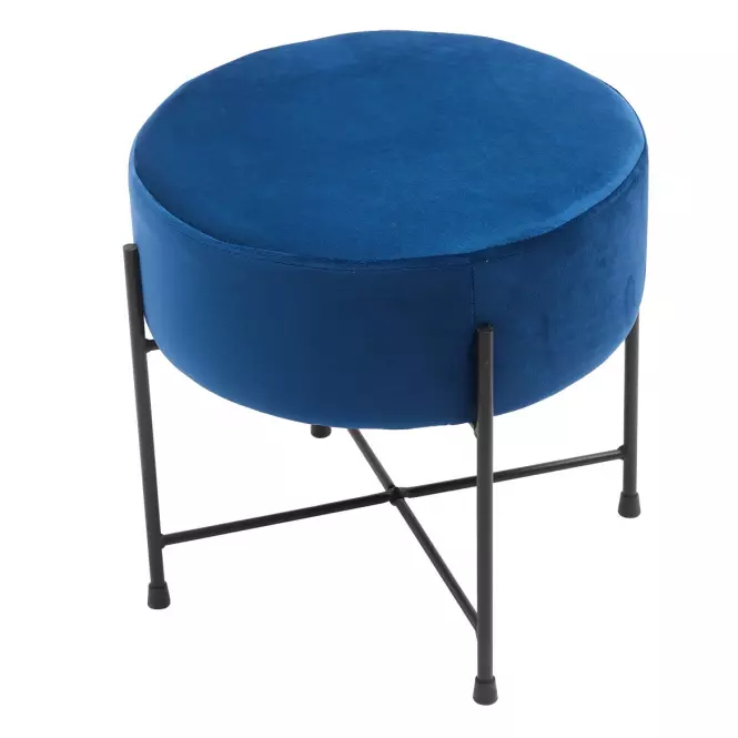 Taburetka Bob Blue Velvet 16