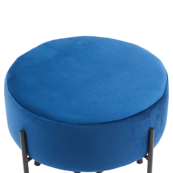 Taburetka Bob Blue Velvet 16