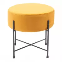 Taburetka Bob žltá Velvet 20