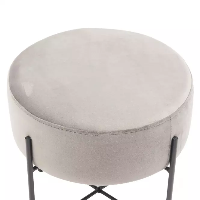 Taburetka Bob Light Grey Velvet 12,4