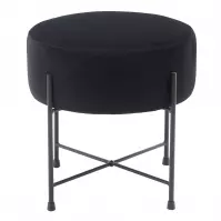 Taburetka Bob Black Velvet 19