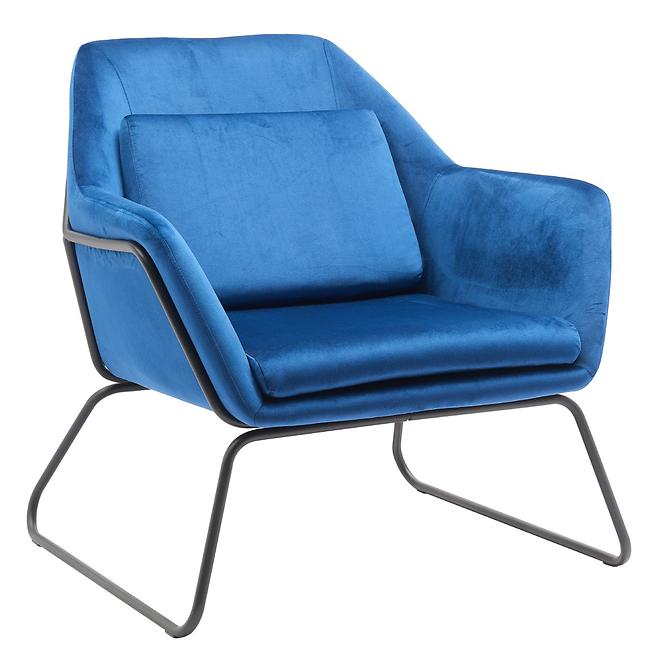 Kreslo Monty Blue Velvet 16