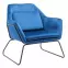 Kreslo Monty Blue Velvet 16,2