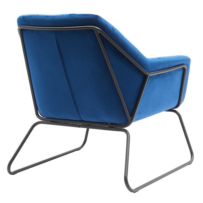 Kreslo Monty Blue Velvet 16