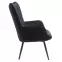 Kreslo Jet Black Velvet 19,3