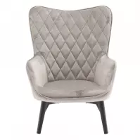 Křeslo Mini Light Grey Velvet 12