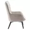 Kreslo Mini Light Grey Velvet 12,3