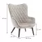Kreslo Mini Light Grey Velvet 12,5