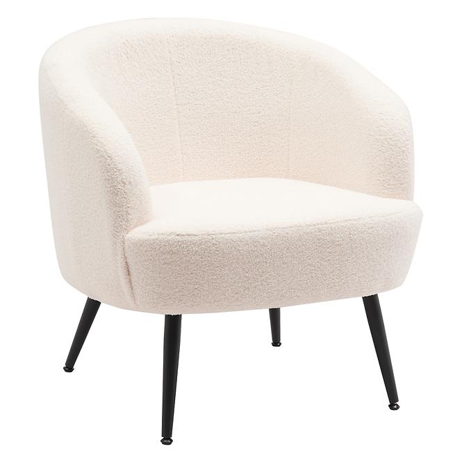 Kreslo Mal Teddy White,2