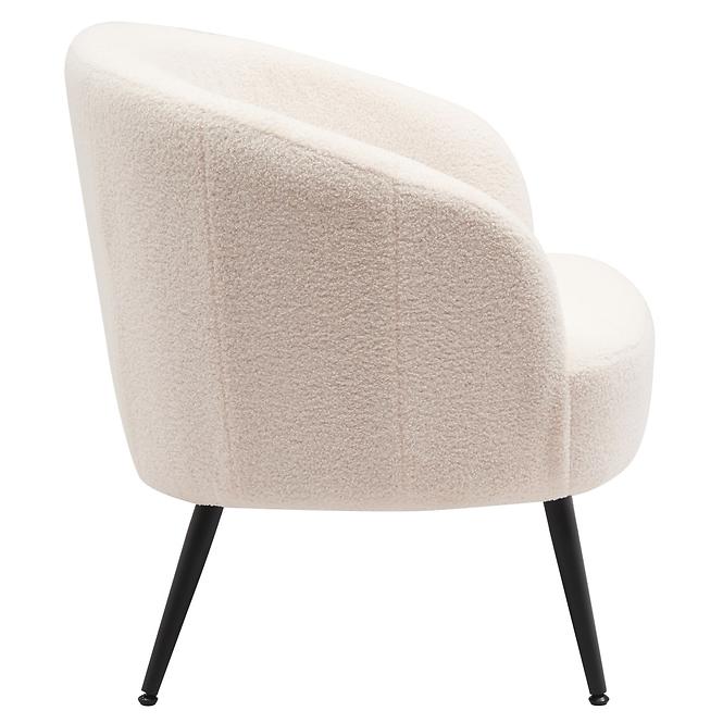 Kreslo Mal Teddy White,3