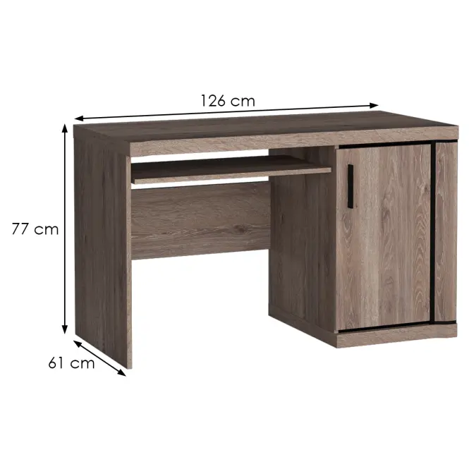 Písací stôl Dallas D13 hľuzový dub,2