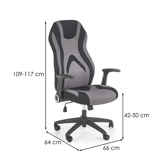 Kancelárske kreslo Jofrey Šedá/čierna