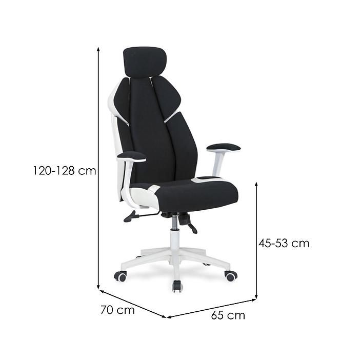 Kancelárske kreslo Chrono čierna/Biely