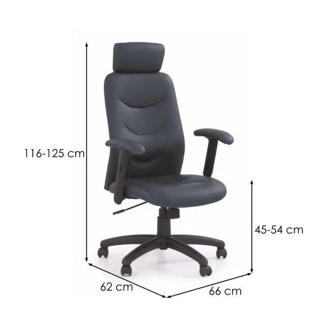 Kancelárske kreslo Stilo čierna,3