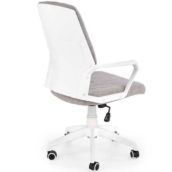 Kancelárske kreslo Spin 2 Biely/Svetlý Šedá,4