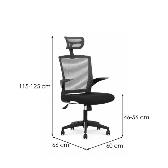 Kancelárske kreslo Valor čierna/Šedá