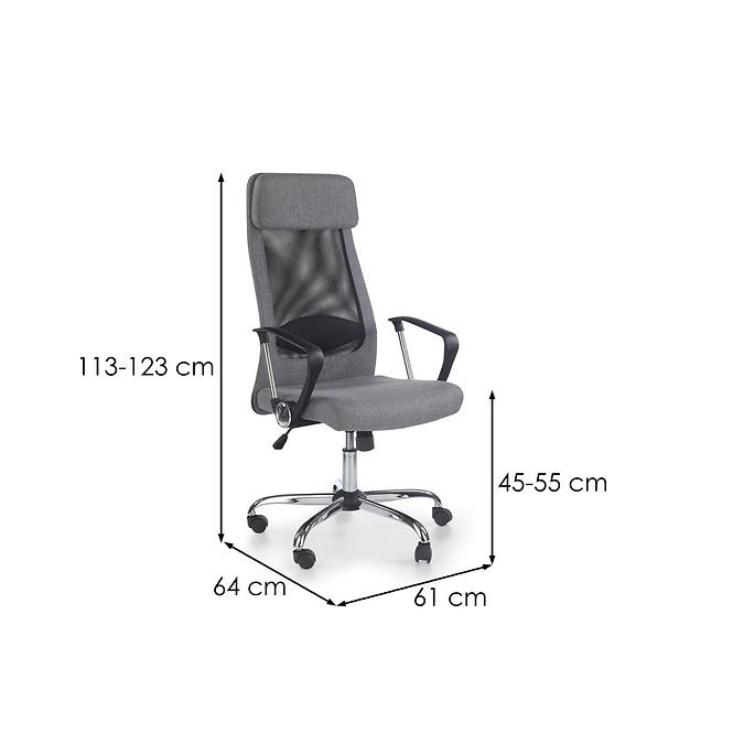 Kancelárske kreslo Zoom čierna/Šedá,4